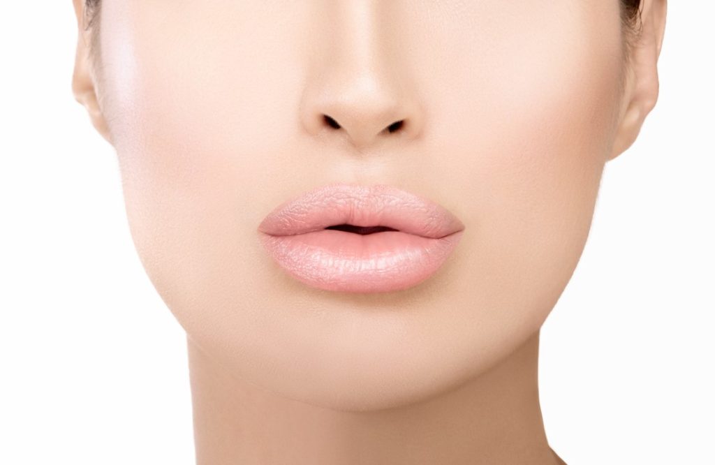 Image of beautiful full lips.